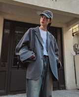 スイッチウィンドブレザー / Stitch wind blazer (2 color)