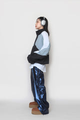 トリプルカラードジップアップ / triple-colored zip-up