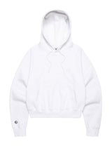 Wセラーロゴクロップドフーディー/W SELLER LOGO CROPPED HOODIE WHITE(CV2CFFM402A)