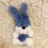 blue rabbit key ring