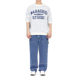 カレッジロゴハーフニット / COLLEGE LOGO HALF KNIT