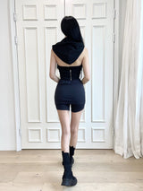 ストラップショートレギンススカ－ト/850. Strap short leggings sk (2color)