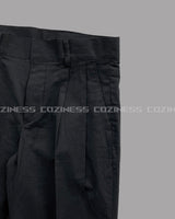リネンツータックロングパンツスラックス / ECT linen two-tuck long pants slacks (2 colors)