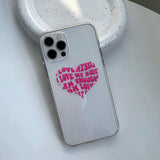ナルシシズムハートアイフォンケース/Narcissism Heart Phone Case (Pink)