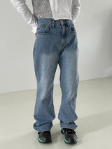 Sea loose boot-cut denim pants