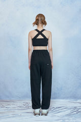 HIDE Cross Bra Top (Black) (6570977198198)