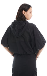 HALF ZIP-UP JUMPER_BLACK