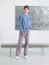 ピグメントワイドデニムパンツ / M188 PIGMENT WIDE DENIM PANTS_PURPLE