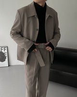 ECT Minimal Hidden Short Jacket (2 colors)