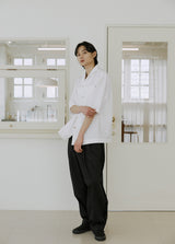 サイドバルーンパンツ / unisex side balloon pants black