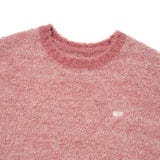 CHERRY TEXTURE LOOSE FIT KNIT [PINK]