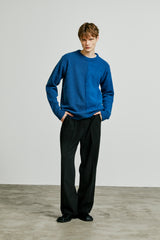 division mohair & soild knit blue (6615479517302)