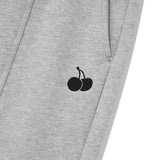 UNI MONO CHERRY NAPPING JOGGER PANTS [MELANGE GRAY]