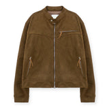 (UNISEX) スエードストラップレーサージャケット