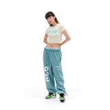 939 LOGO CROP TOP (LEMON)