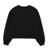 Slit Point Sweatshirt [BLACK] (6674518638710)