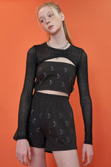 ROSE TUBE TOP / BLACK (6565944721526)