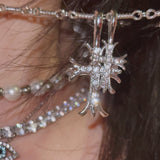 Silver crom neckless