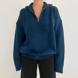オレインハーフジップアップニット / Orein Half Zip Up Knit (6color)