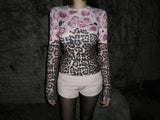 Flower leopard-T