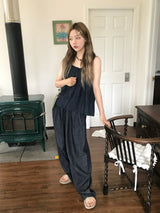 Cherish denim set up sleeveless