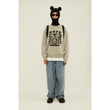 HTT ウールニット / HTT Wool Knit_Gray