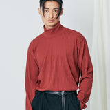 ハリスシルキータートルネックロングスリーブ / harris silky turtle neck long sleeve burgandy