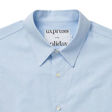 シグネチャーシンボルベーシックシャツ / Express Holiday Signature Symbol Basic Shirt_Sky Blue