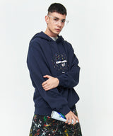 HAND PAINTING UNIVERSE HOODIE (NAVY) (4612193779830)