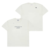 [24SS] AE LOGO SHORT SLEEVE T-SHIRT CREAM