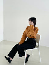 フェミニンVネックシャツ