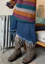 ビンテージジーンズダメージロングスカート / vintage jean damage long skirt