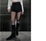 Classic mini pocket high-waist shorts (2 Color)