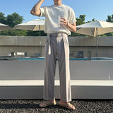 ブリーンケーブルラウンドショートスリーブニット