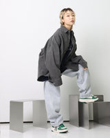 オーバーフィットピグメントシャツジャケット / Overfit Pigment Shirt Jacket_2color