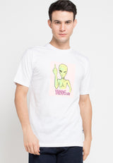 ファックエイリアンTシャツ / FVCK ALIEN WHT T-SHIRT (4516233150582)