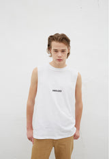 UNFAZED SLEEVELESS (WHITE) (6562381234294)