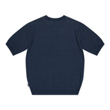 カレッジロゴハーフニット / COLLEGE LOGO HALF KNIT