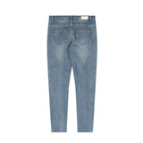 ハイスパンデックスデストロイドスキニージーンズ/HIGH SPANDEX DESTROYED LIGHT BLUE SKINNY JEAN [6060]