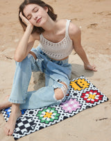 グラニー スクエア マット / GRANNY SQUARE MAT MULTI COLOR