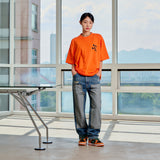 エンボススクリプトロゴ半袖Tシャツ