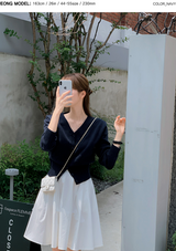 ベーシックVネックニットカーディガン