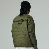 リバーシブルフリースジャンパー/REVERSIBLE FLEECE JUMPER-KHAKI
