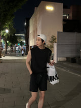 ラーガーアイススリットノースリーブシャツ / Lager Ice Slit Sleeveless Shirt (2 colors)
