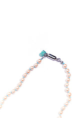 ミントシルクスレッドパールネックレス / MiNT SiLK THREAD PEARL NECKLACE #100