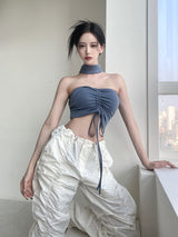 ライジングシャーリングパラシュートパンツ/[High quality] 862. Rising shirring para-suit pt (2color)