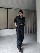 (UNISEX) ノンフェードステッチデニムパンツ