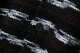 ルブルイヤールウールカラーカーディガンシャツ/Le brouillard Wool collar cardigan shirt S113 Black