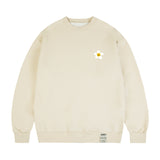[UNISEX] スモールテープフラワードットスマイルスウェットシャツ