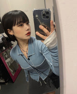 スリムステッチオープンポロTシャツ / Slim Stitch Open polo t-shirts